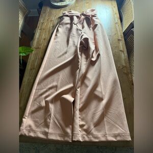 New York & Company Pink Wide Leg Pants